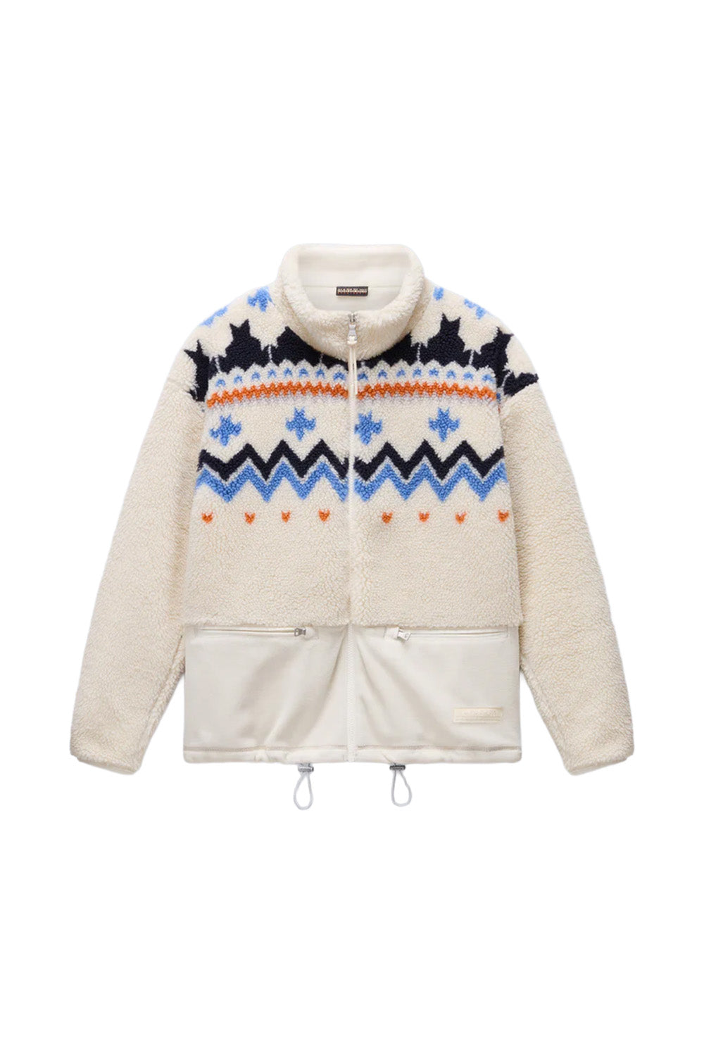 Napapijri-Ansei Fz W Beyaz Kadın Peluş Mont-Mont-1-Milagron.com