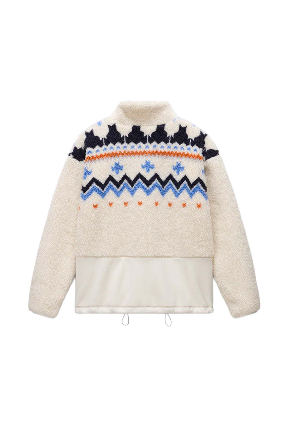 Napapijri-Ansei Fz W Beyaz Kadın Peluş Mont-Mont-2-Milagron.com