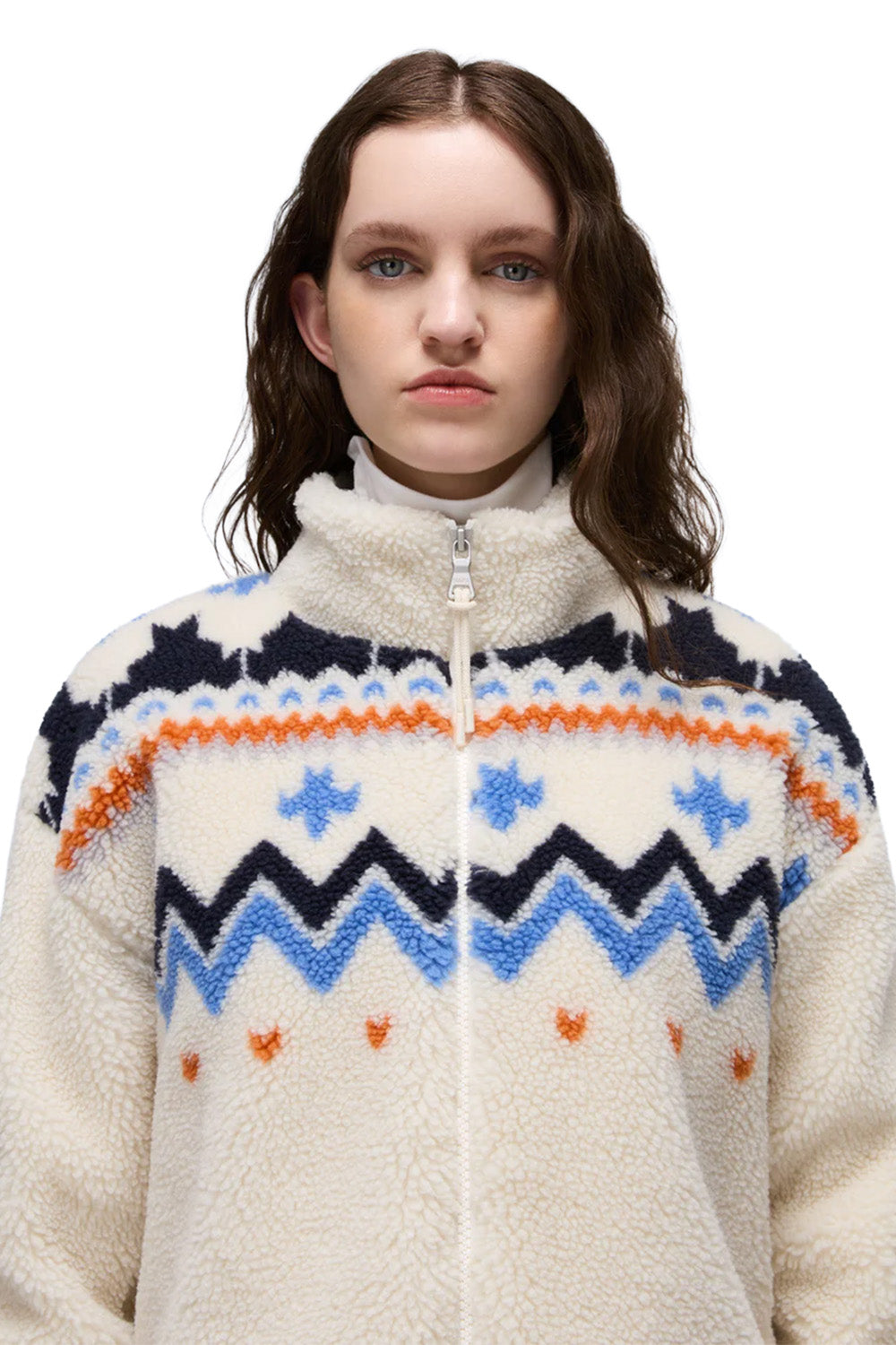 Napapijri-Ansei Fz W Beyaz Kadın Peluş Mont-Mont-3-Milagron.com