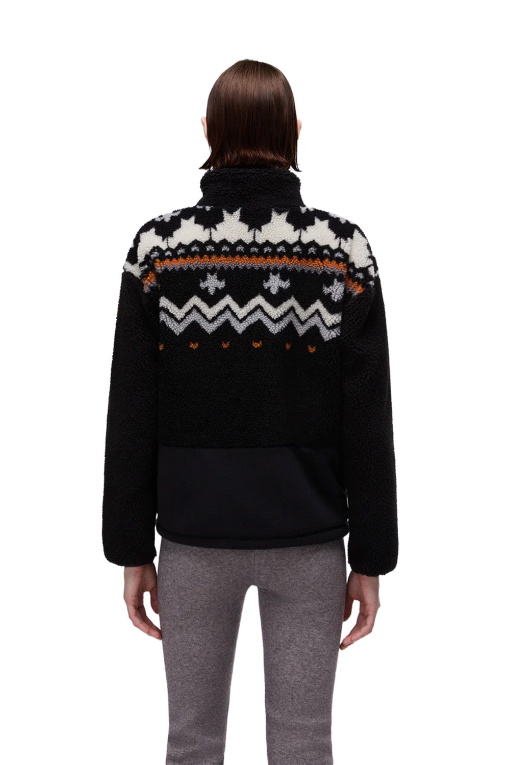 Napapijri-Ansei Fz W Siyah Kadın Peluş Mont-Mont-4-Milagron.com