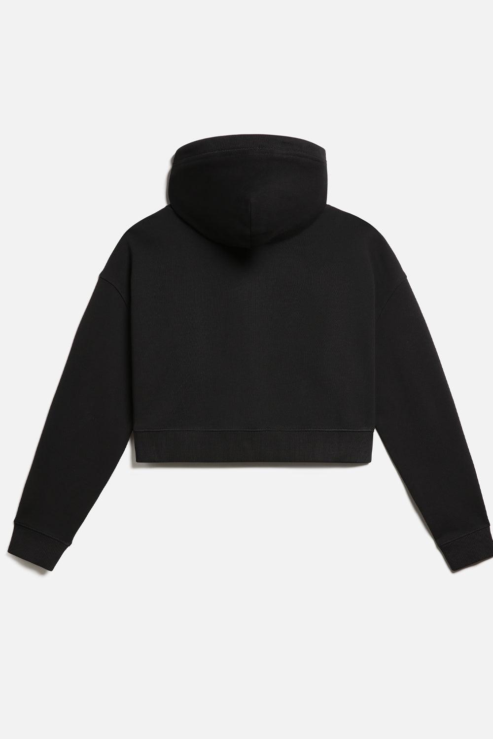 Napapijri-B-Veny H Cropped Black-Sweatshirts & Hoodies-6-Milagron.com