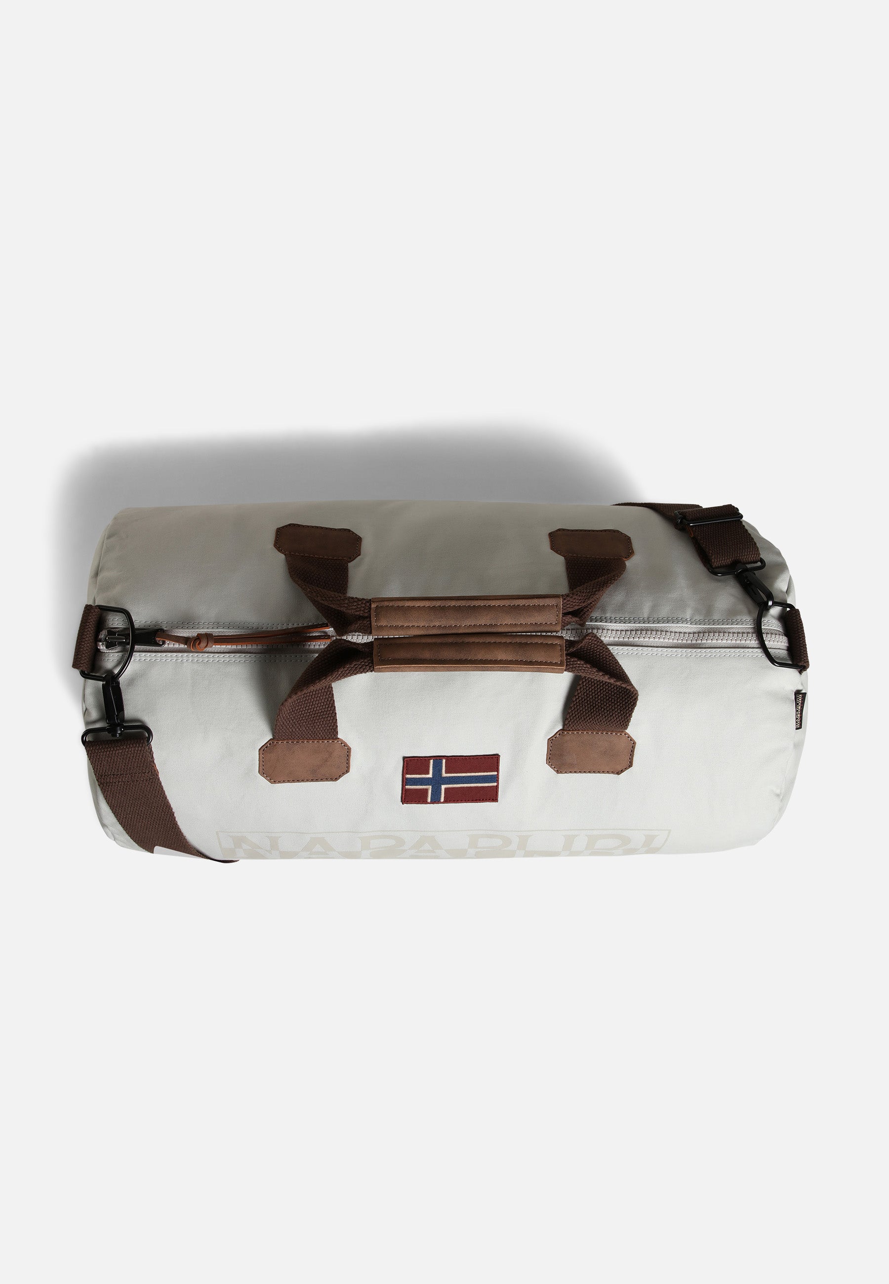 Napapijri-Bering 3 Beige Silvr N90-Bavul & Seyahat Çantası-8-Milagron.com