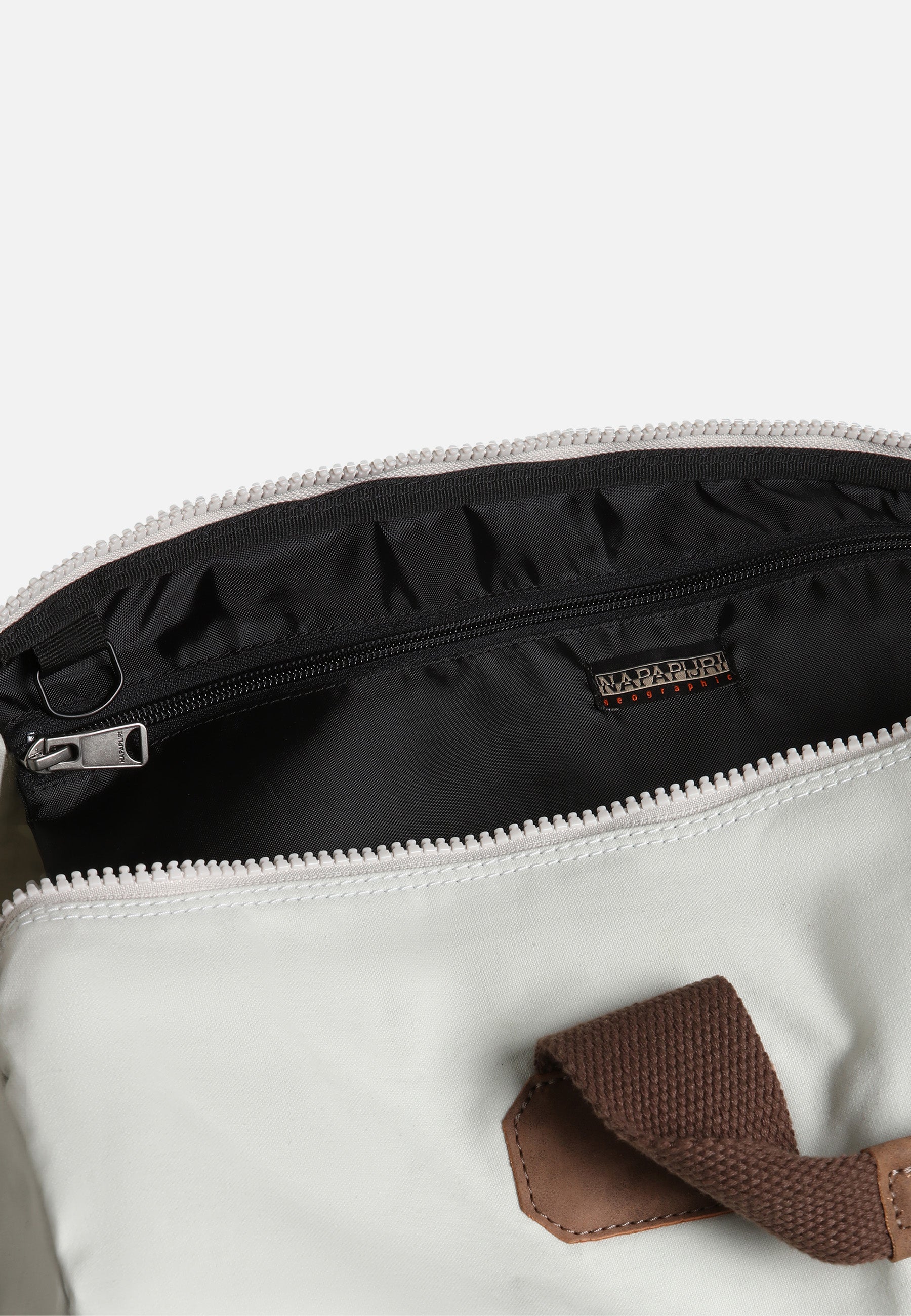 Napapijri-Bering 3 Beige Silvr N90-Bavul & Seyahat Çantası-9-Milagron.com