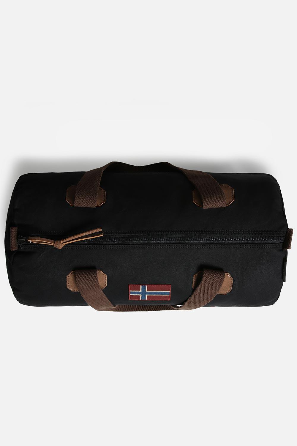 Napapijri-Bering Small 3 Black-Bavul & Seyahat Çantası-6-Milagron.com