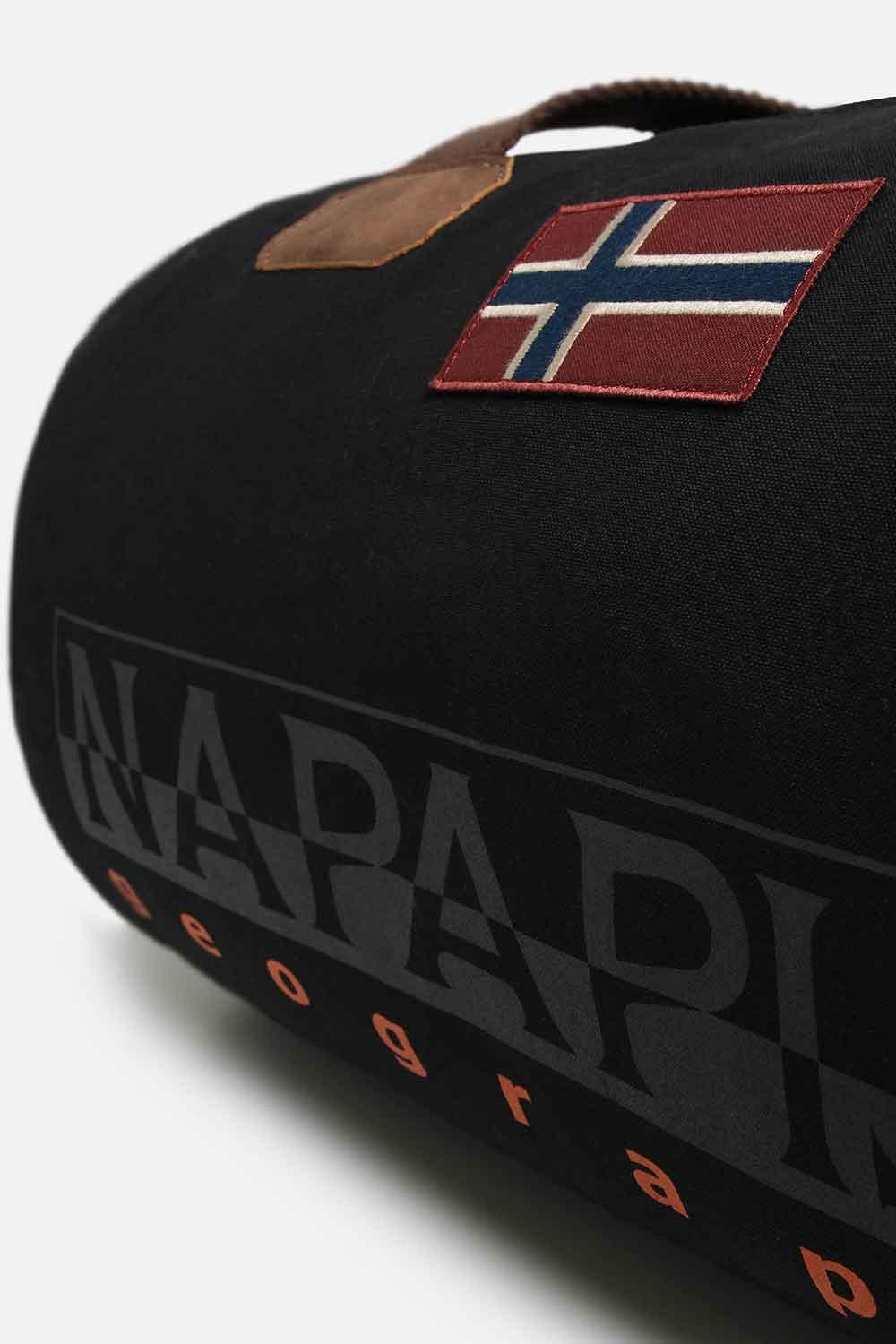 Napapijri-Bering Small 3 Black-Bavul & Seyahat Çantası-7-Milagron.com