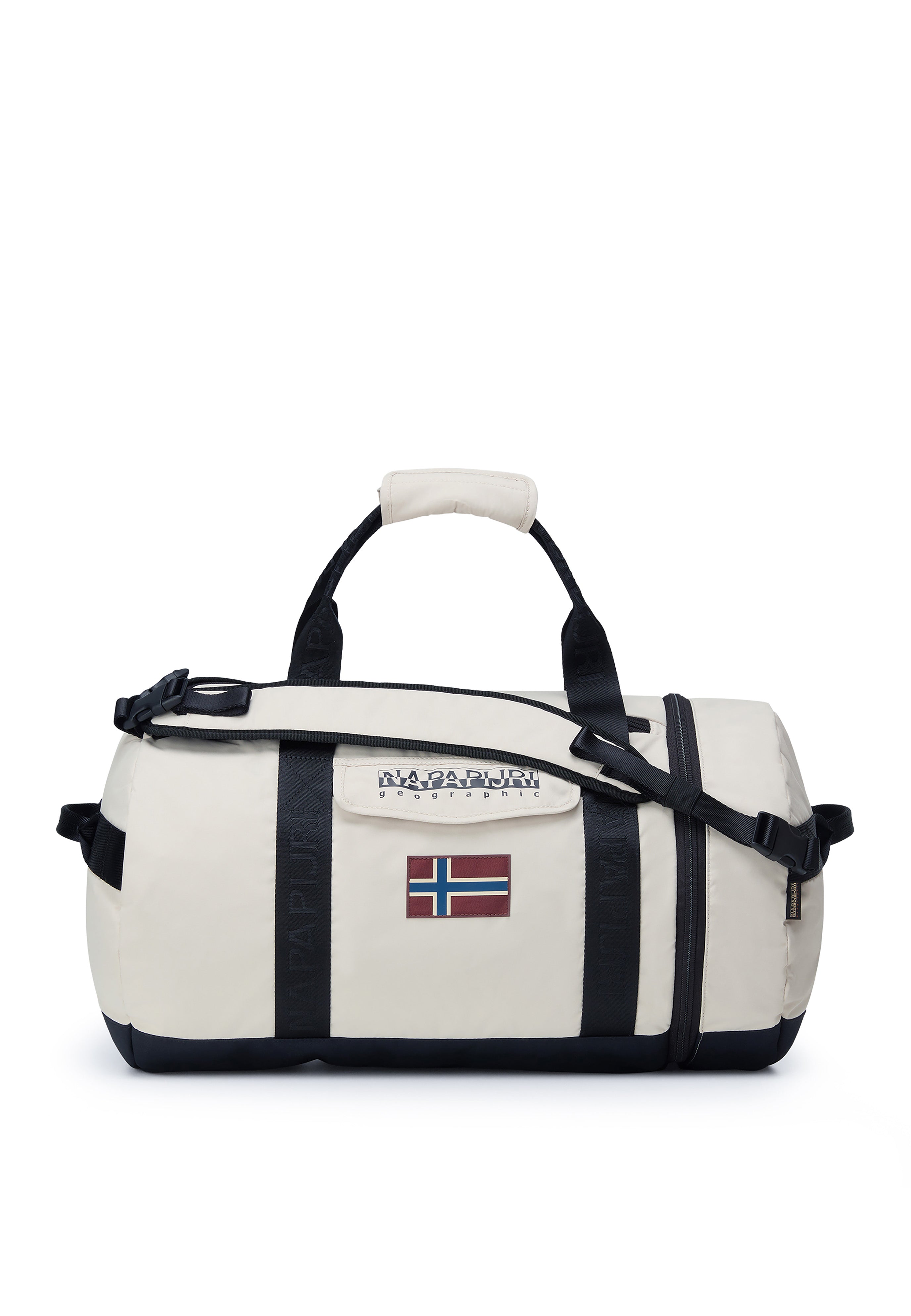 Napapijri-Bering Travel Beige Silver N90-Bavul & Seyahat Çantası-1-Milagron.com