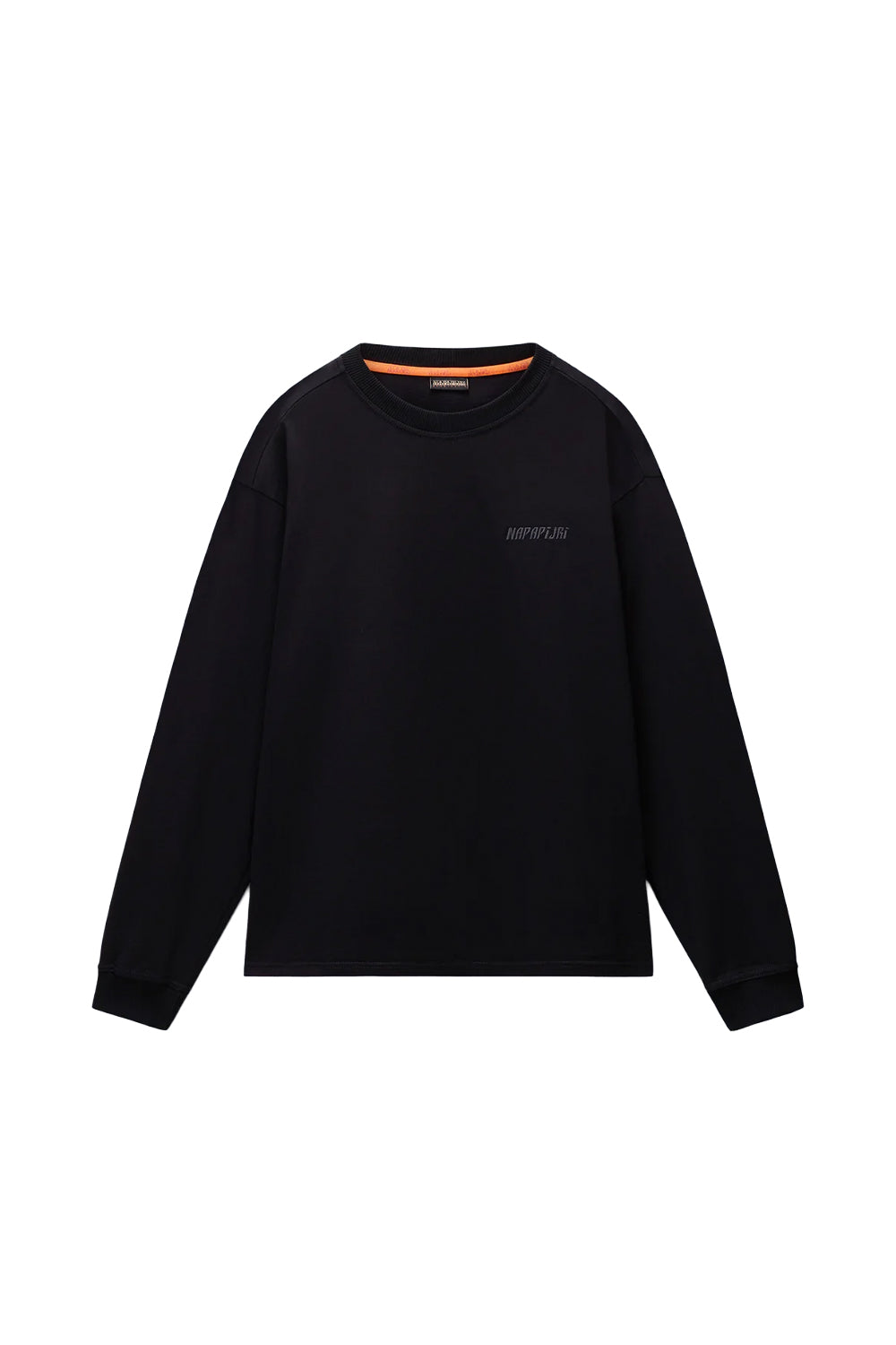 Napapijri-Coldirai Black Heron Uzun Kollu Siyah T-Shirt-T-Shirts-2-Milagron.com