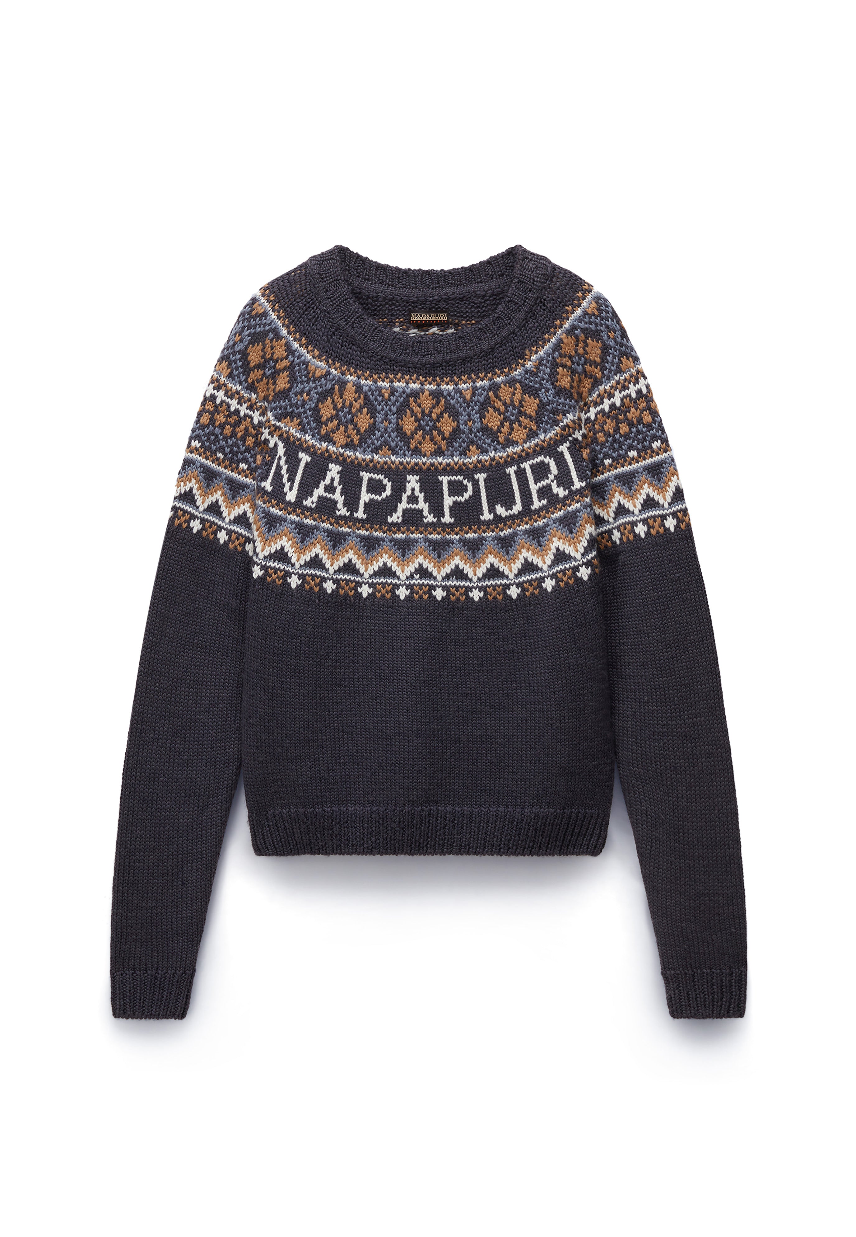 Napapijri-D-Ubaye W Blu Marine-Sweatshirts & Hoodies-1-Milagron.com