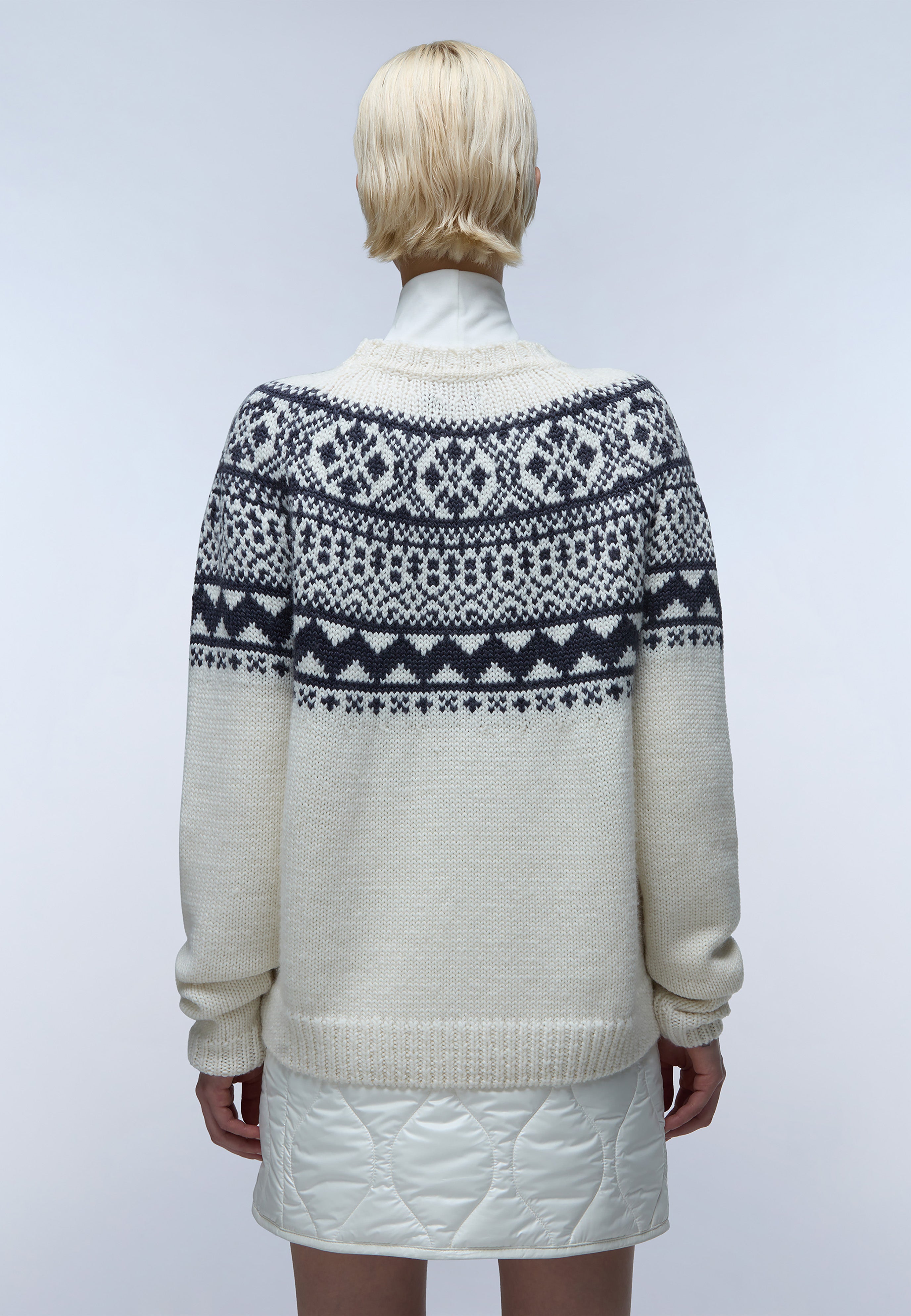 Napapijri-D-Ubaye W White Heron-Sweatshirts & Hoodies-3-Milagron.com