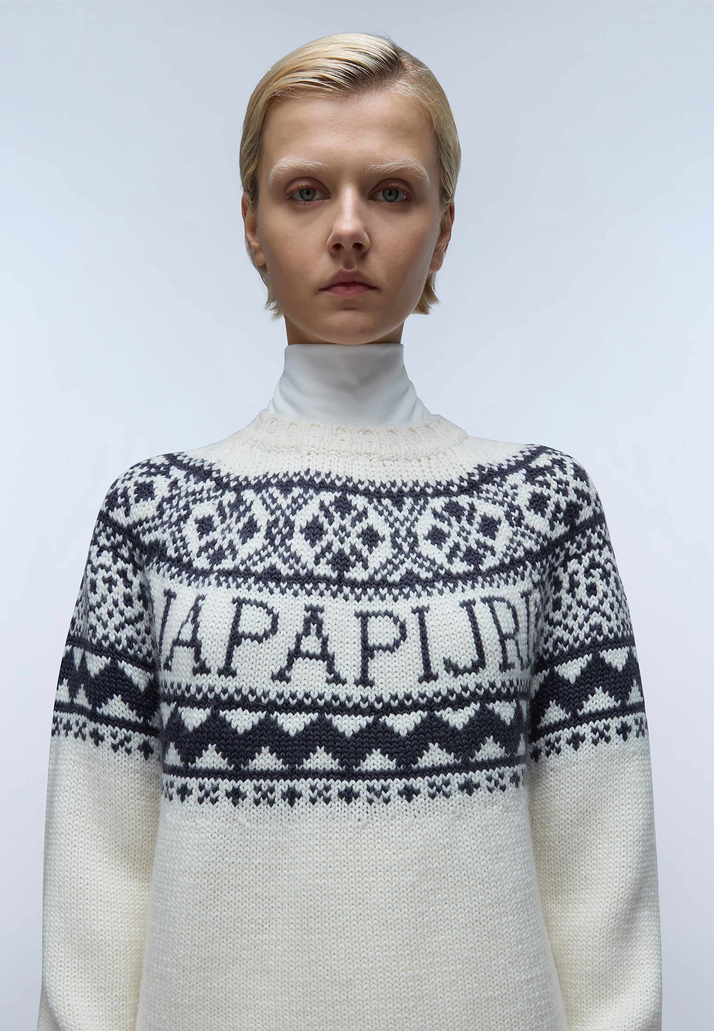 Napapijri-D-Ubaye W White Heron-Sweatshirts & Hoodies-5-Milagron.com