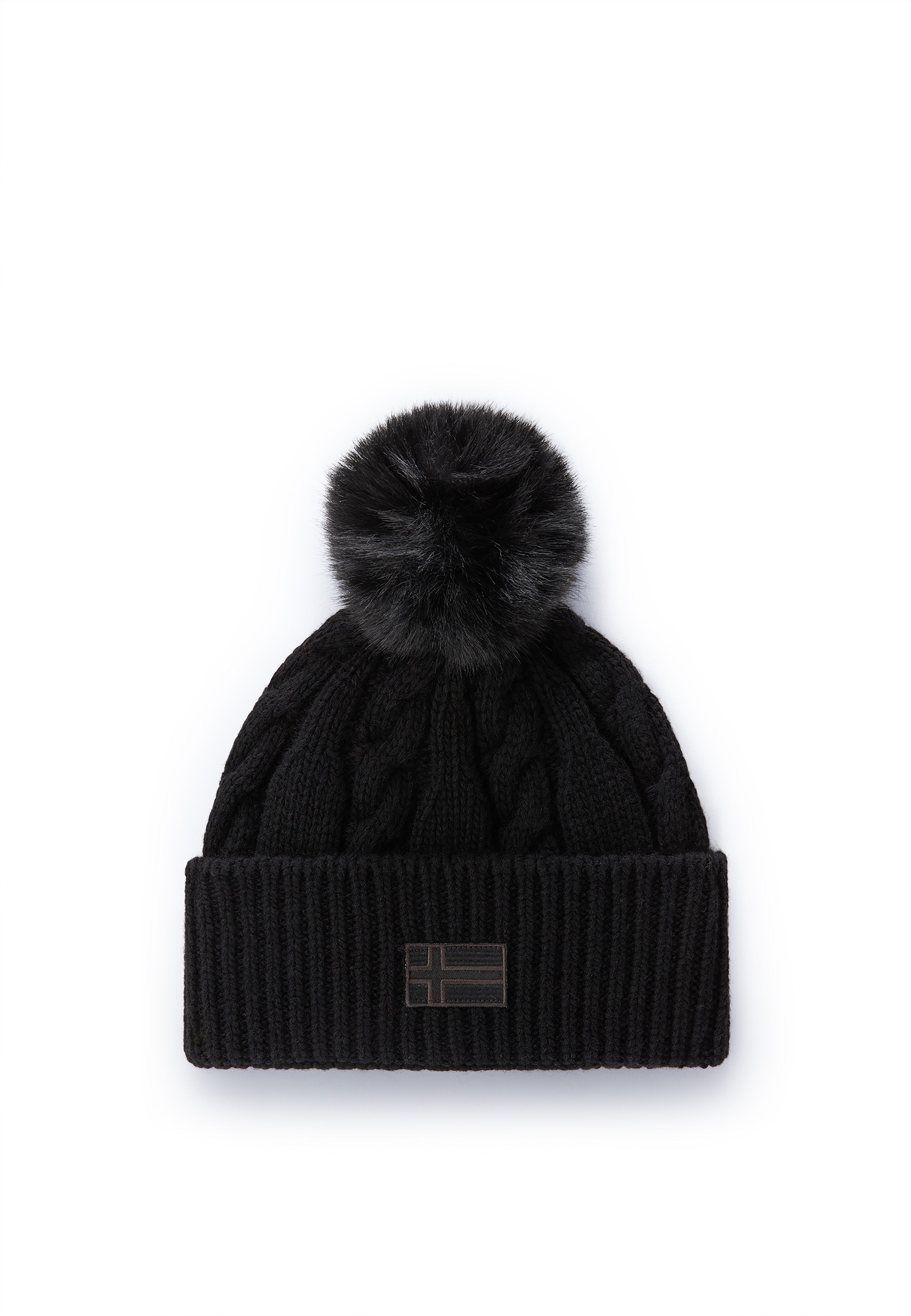 Napapijri-F-Necker W Black 041-Bere-1-Milagron.com