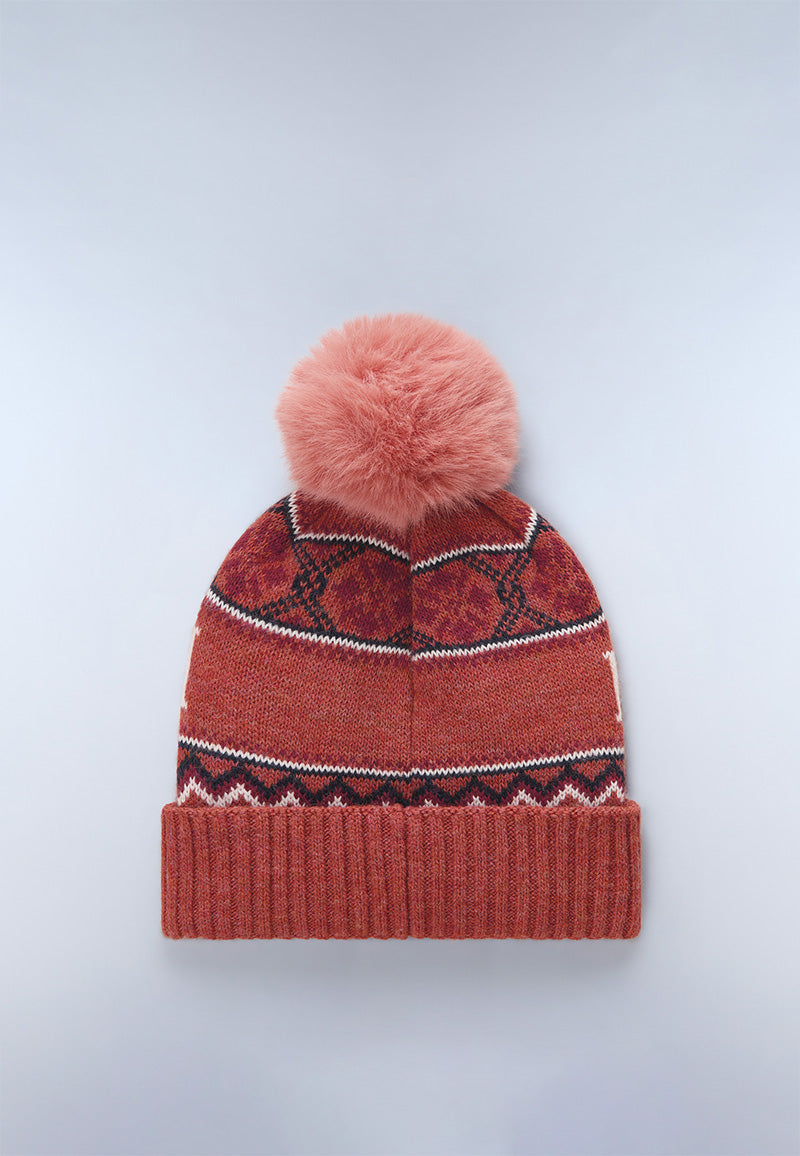 Napapijri-F-Soiusa Hat W Red Sauce-Bere-4-Milagron.com