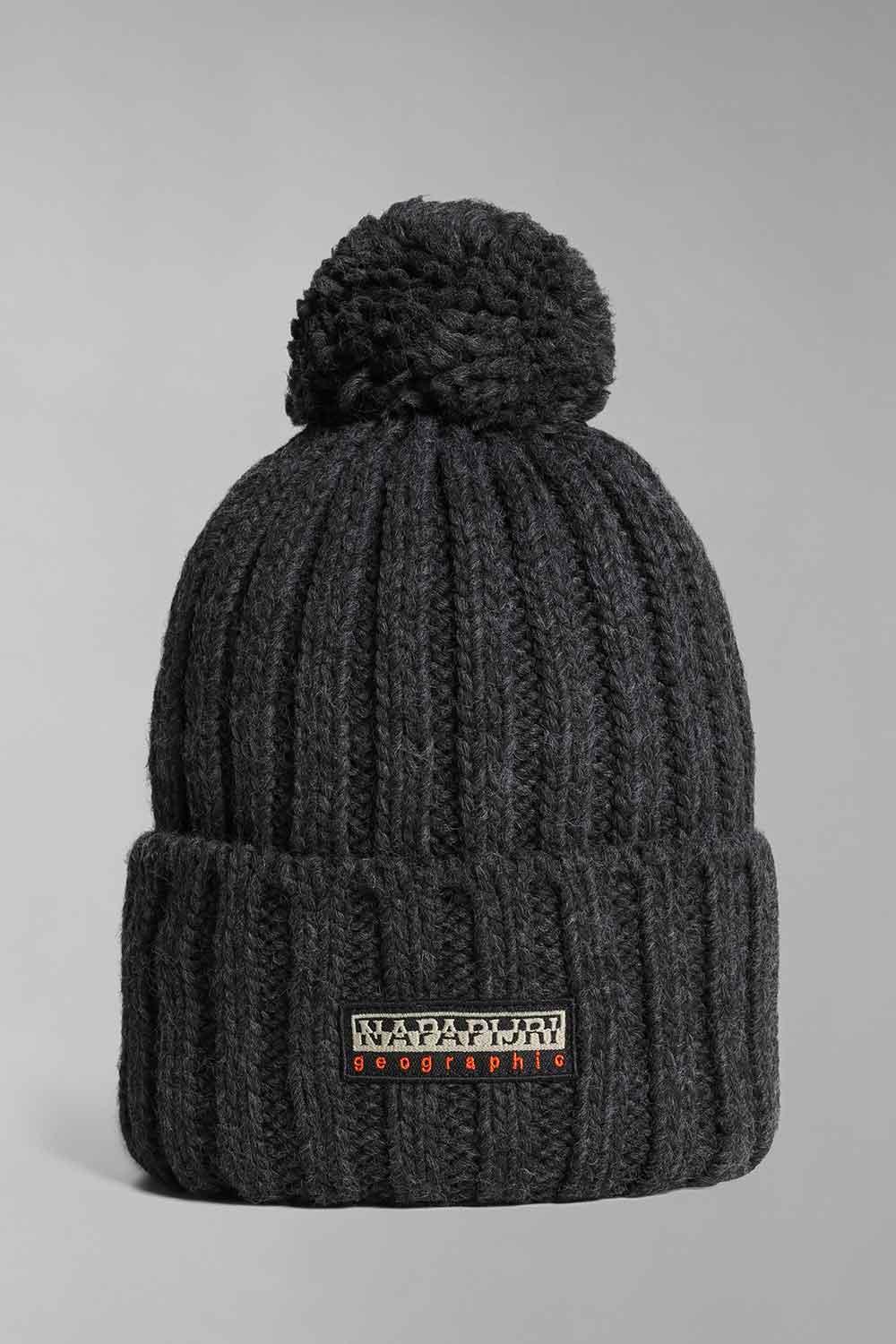 Napapijri-Fea 2 Dark Grey Melange-Bere-6-Milagron.com