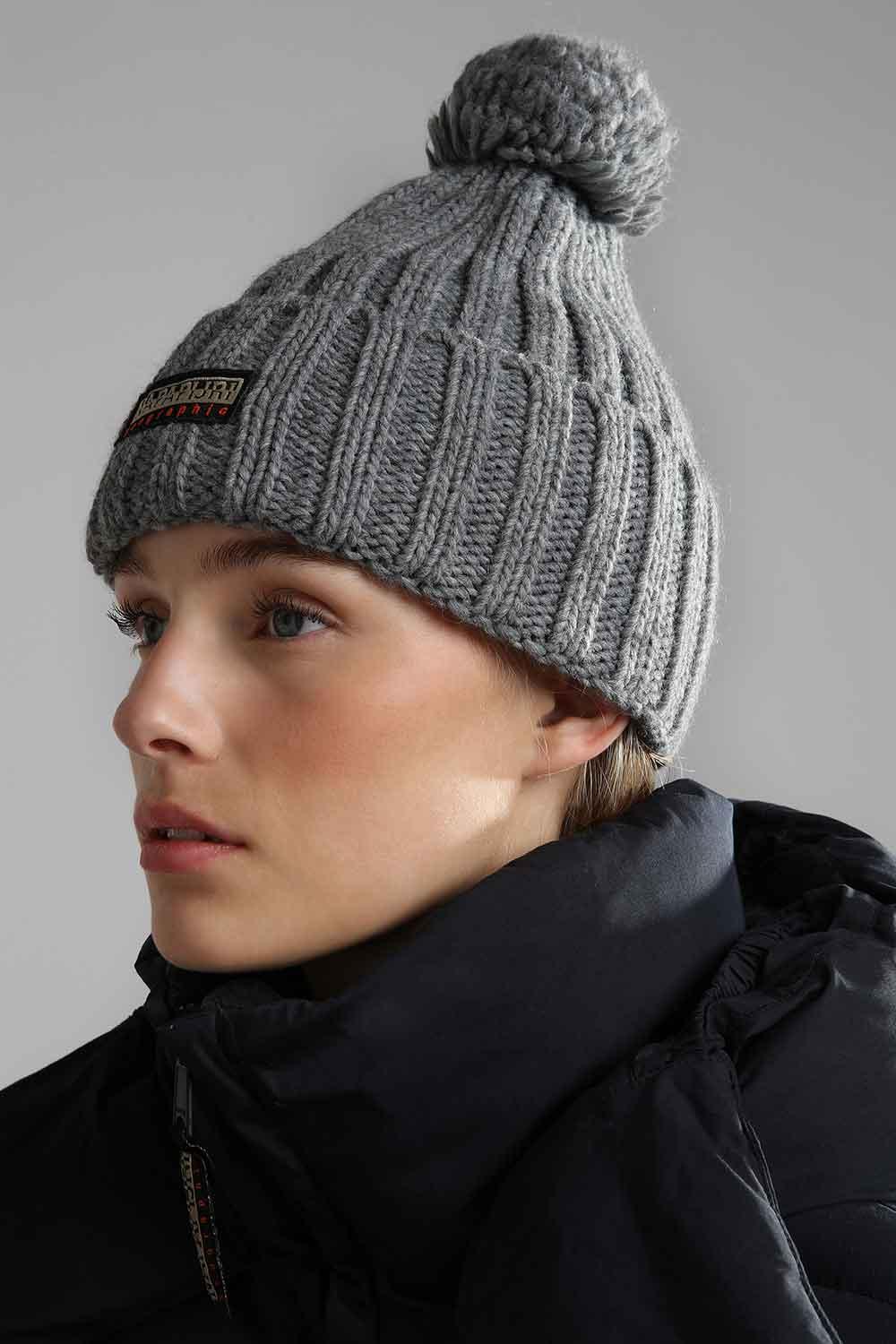 Napapijri-Fea 2 Grey Melange-Bere-3-Milagron.com