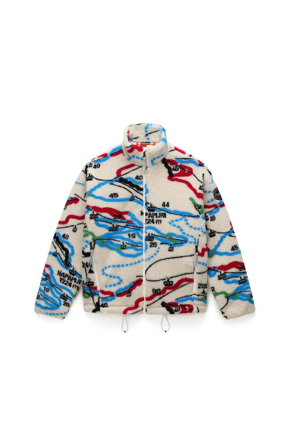 Fiemme Loose Fit Fze Krem Peluş Mont - 0