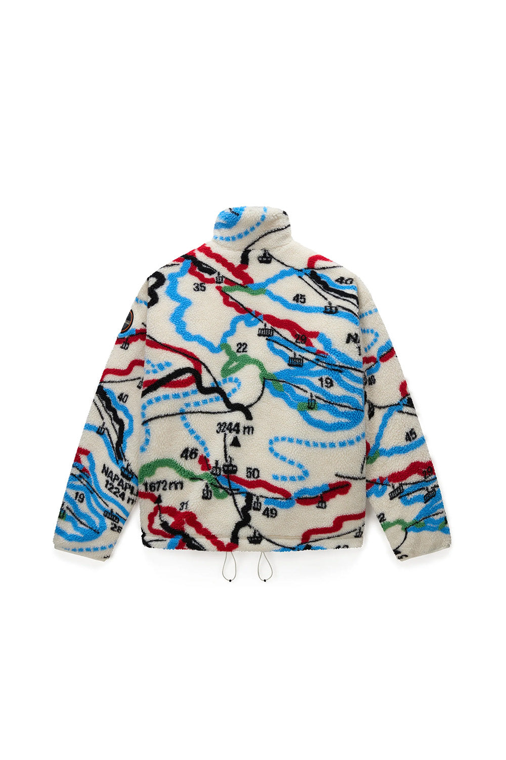 Fiemme Loose Fit Fze Krem Peluş Mont - 1