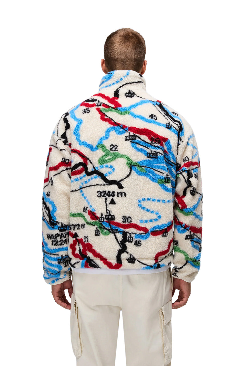 Fiemme Loose Fit Fze Krem Peluş Mont - 4