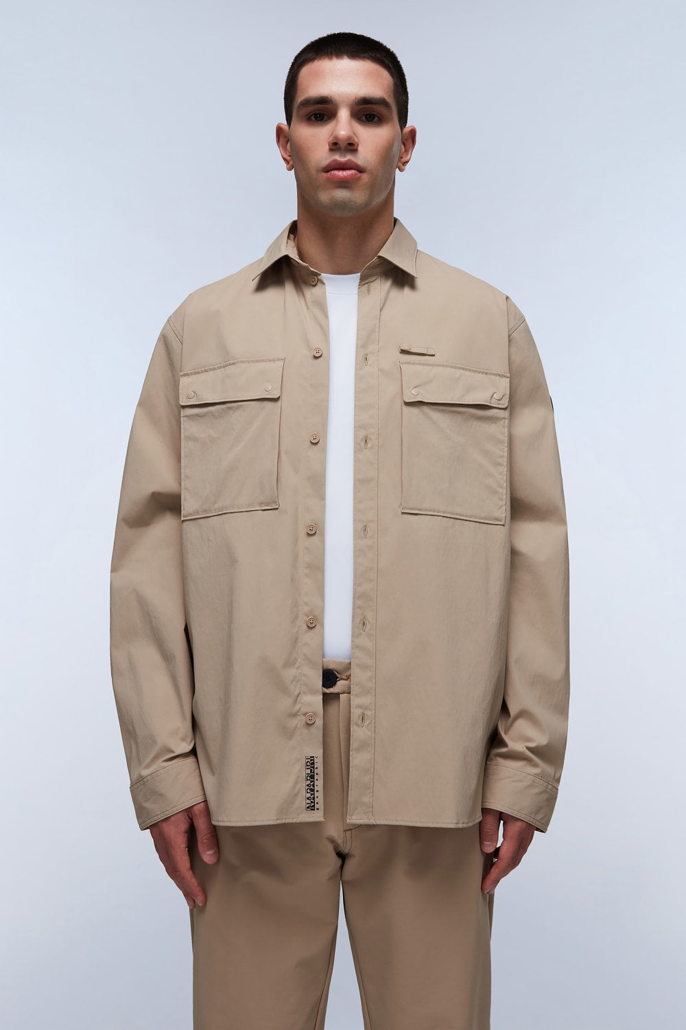 Napapijri-G Bosson Beige Rocky-Gömlek-1-Milagron.com