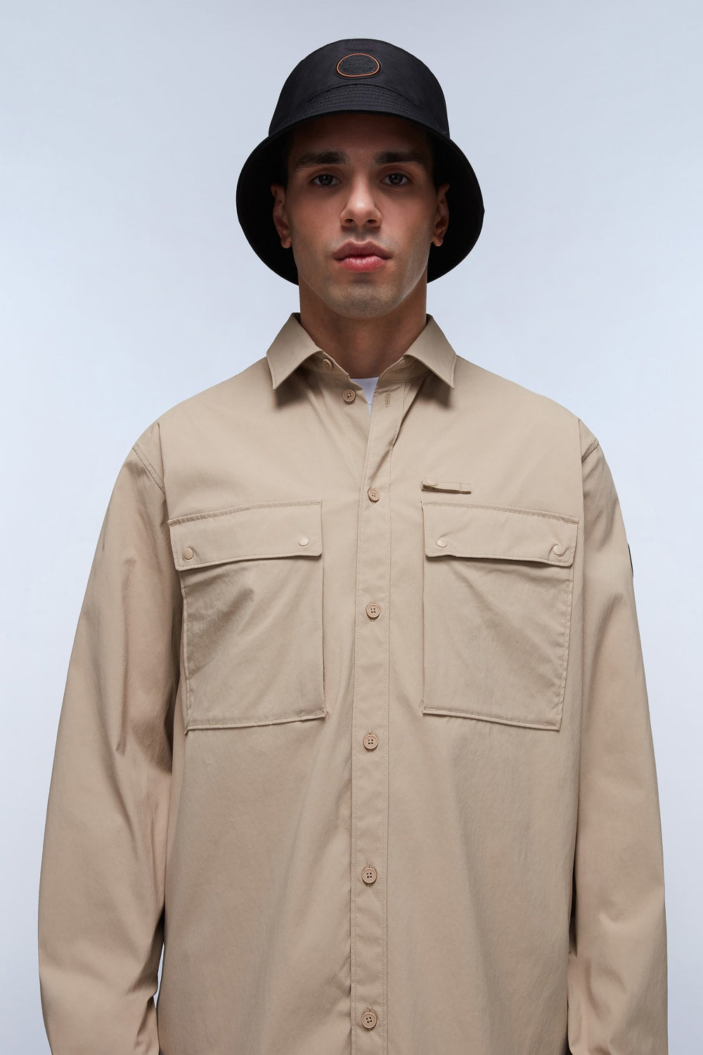 Napapijri-G Bosson Beige Rocky-Gömlek-2-Milagron.com