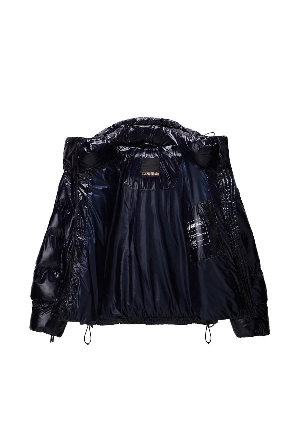 Napapijri-Glane Mirror Puffer Jacket Siyah Kadın Mont-Mont-3-Milagron.com