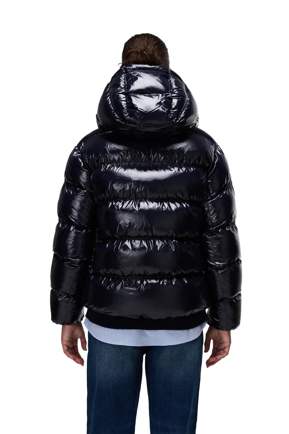 Napapijri-Glane Mirror Puffer Jacket Siyah Kadın Mont-Mont-5-Milagron.com