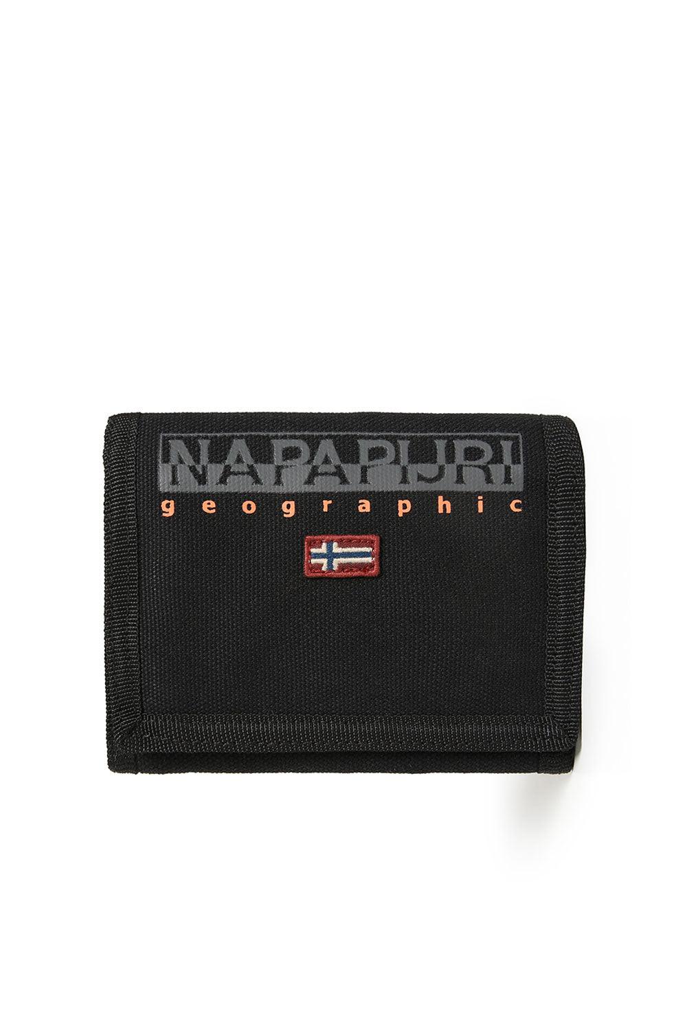 Napapijri-Hering Wallet 2 Black-Cüzdan & Kartlık-1-Milagron.com