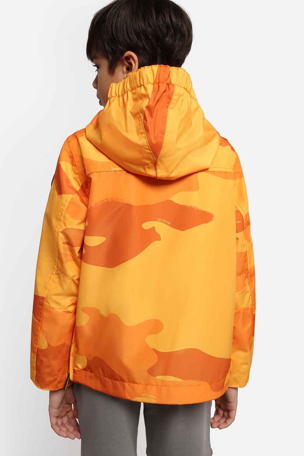 Napapijri-Kids Rainforest Jacket Orange Camo-Mont-5-Milagron.com