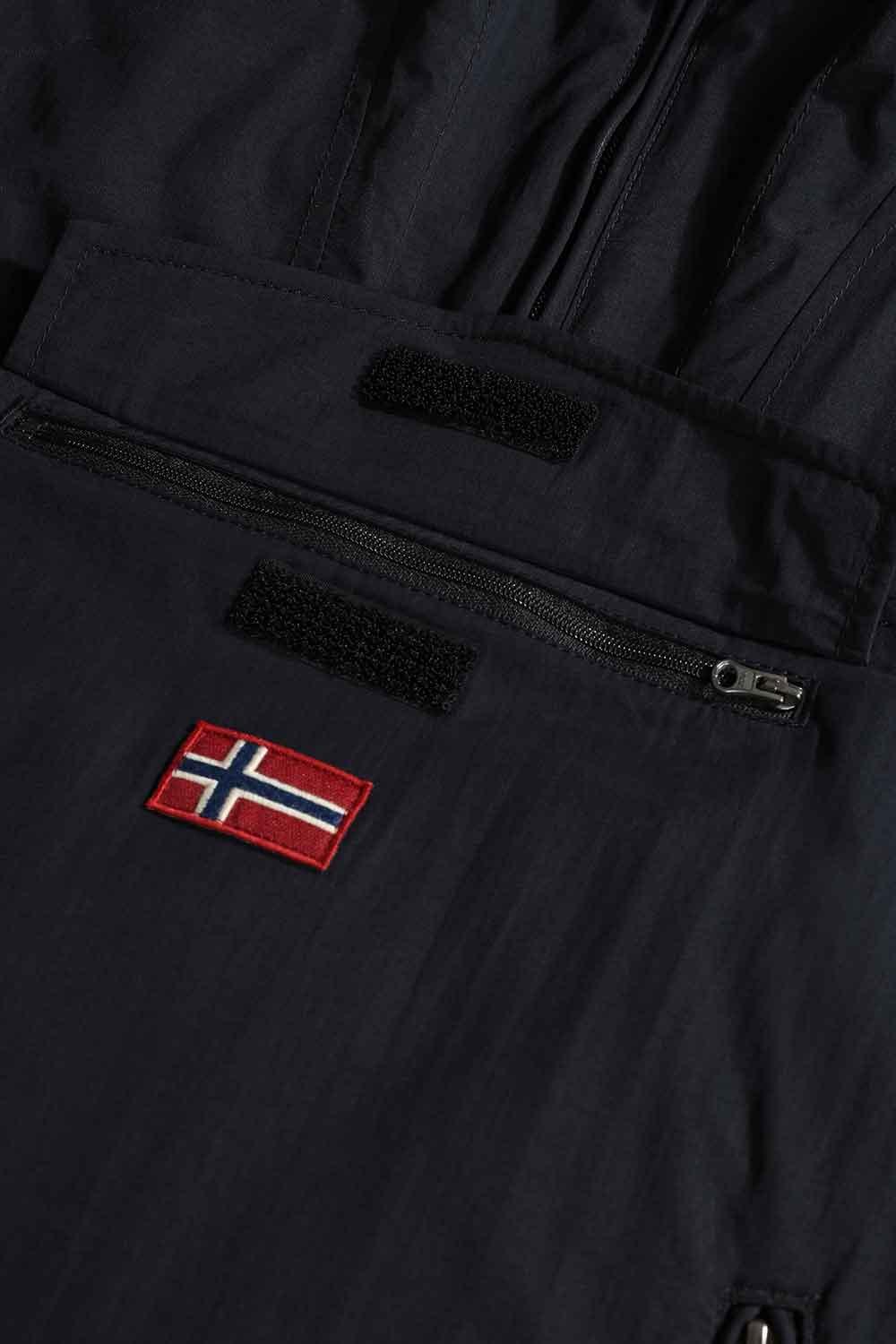 Napapijri-Kids Rainforest Pocket 2 Black-Yağmurluk-5-Milagron.com