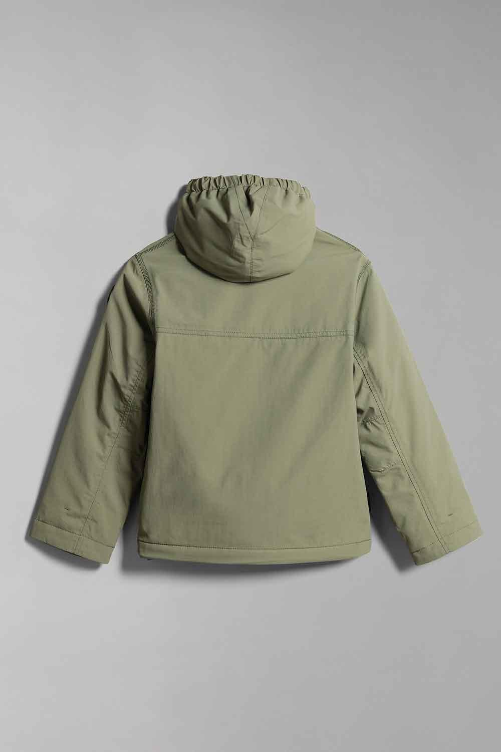 Napapijri-Kids Rainforest Pocket 2 Green Lichen-Yağmurluk-2-Milagron.com