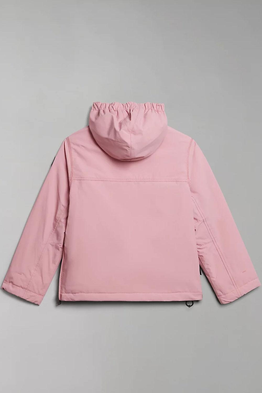 Napapijri-Kids Rainforest Pocket 2 Pink-Yağmurluk-8-Milagron.com