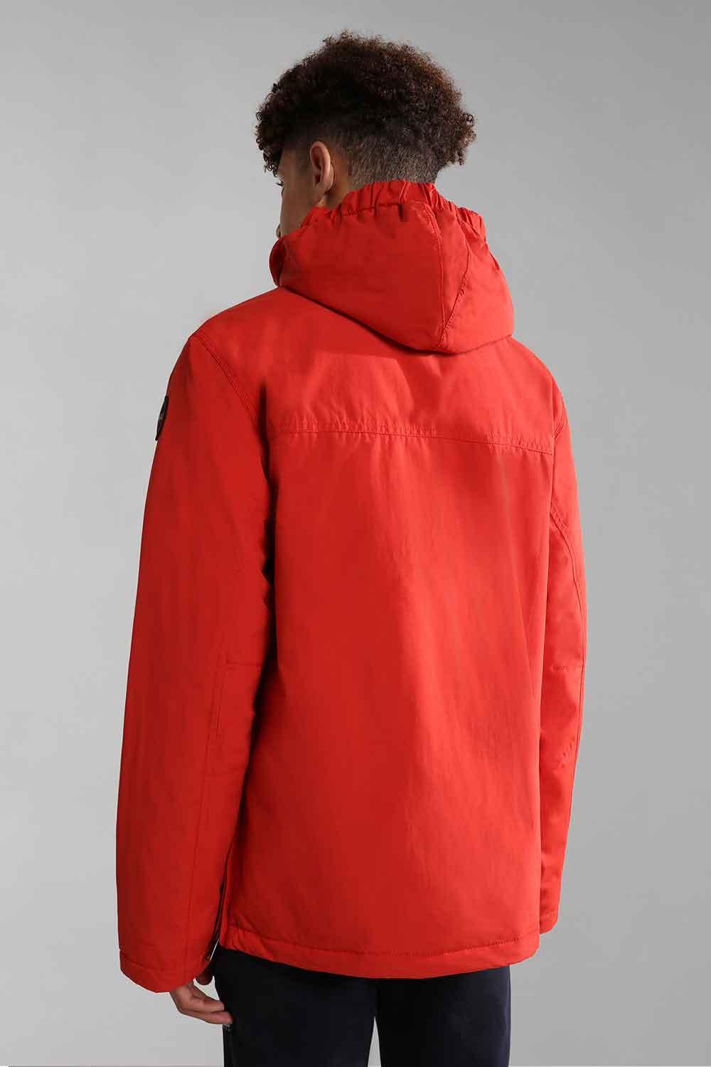 Napapijri-Kids Rainforest Pocket 2 Red Poppy-Yağmurluk-3-Milagron.com