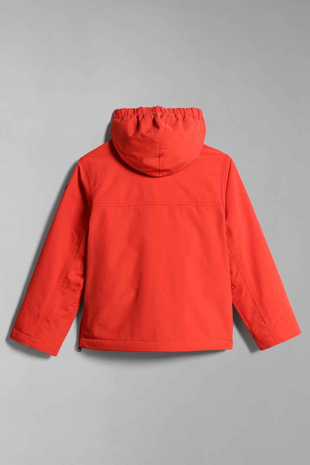 Napapijri-Kids Rainforest Pocket 2 Red Poppy-Yağmurluk-9-Milagron.com