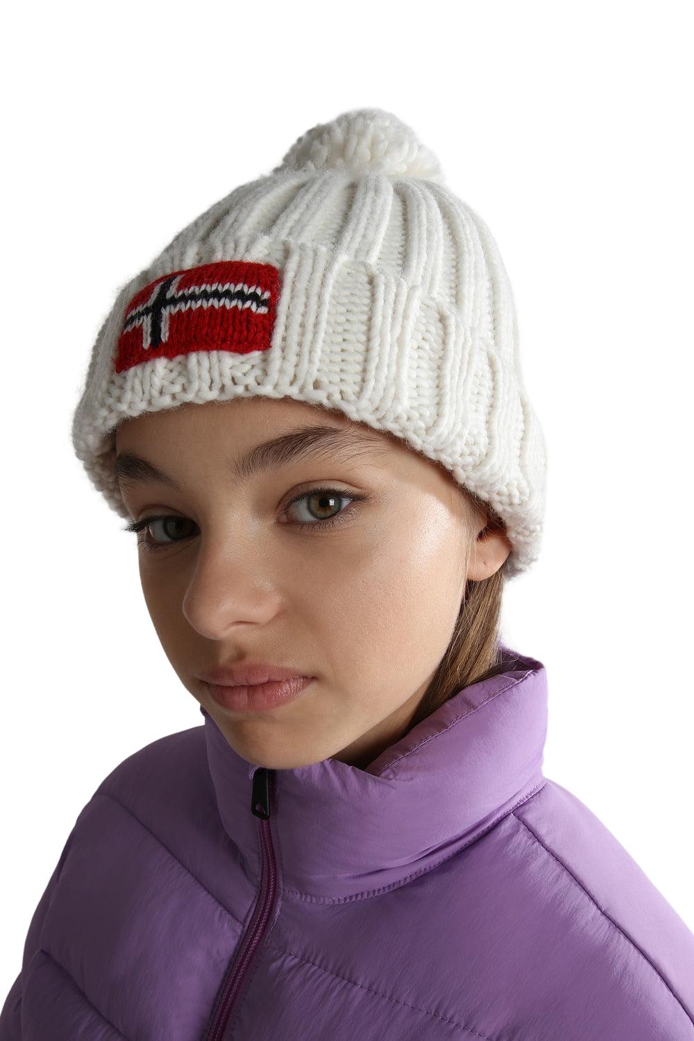 Napapijri-Kids Semiury 6 Bright White-Bere-2-Milagron.com