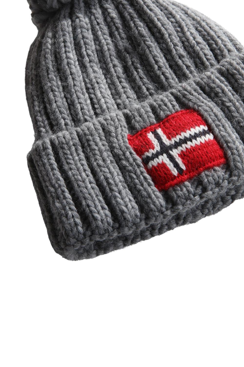 Napapijri-Kids Semiury 6 Medium Grey Melange-Bere-4-Milagron.com