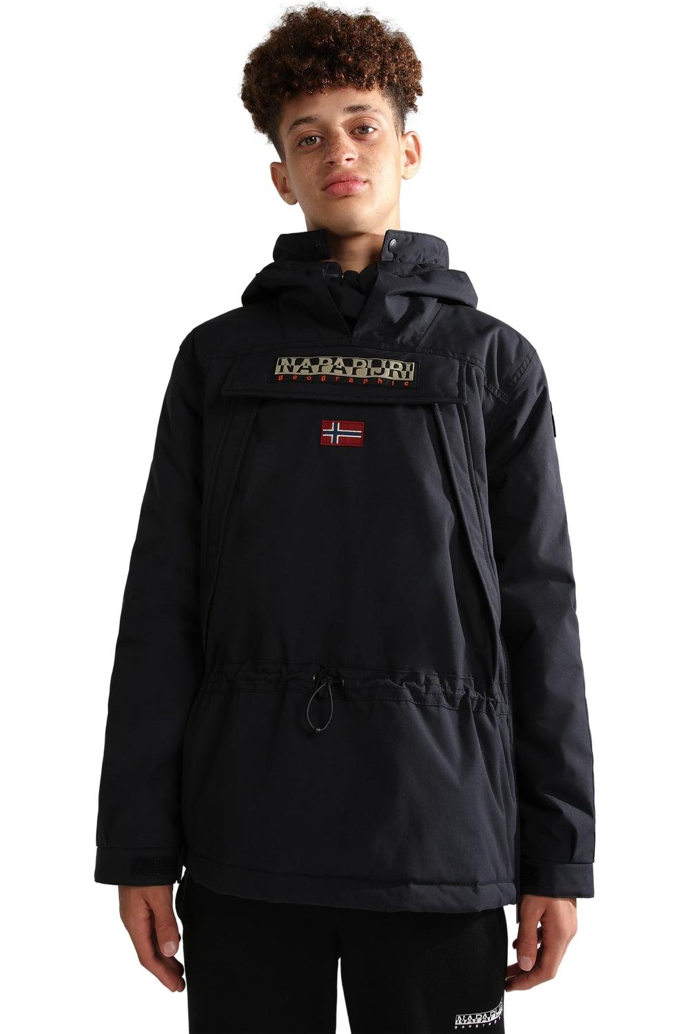 Napapijri-Kids Skidoo 4 Black-Deri Mont-1-Milagron.com