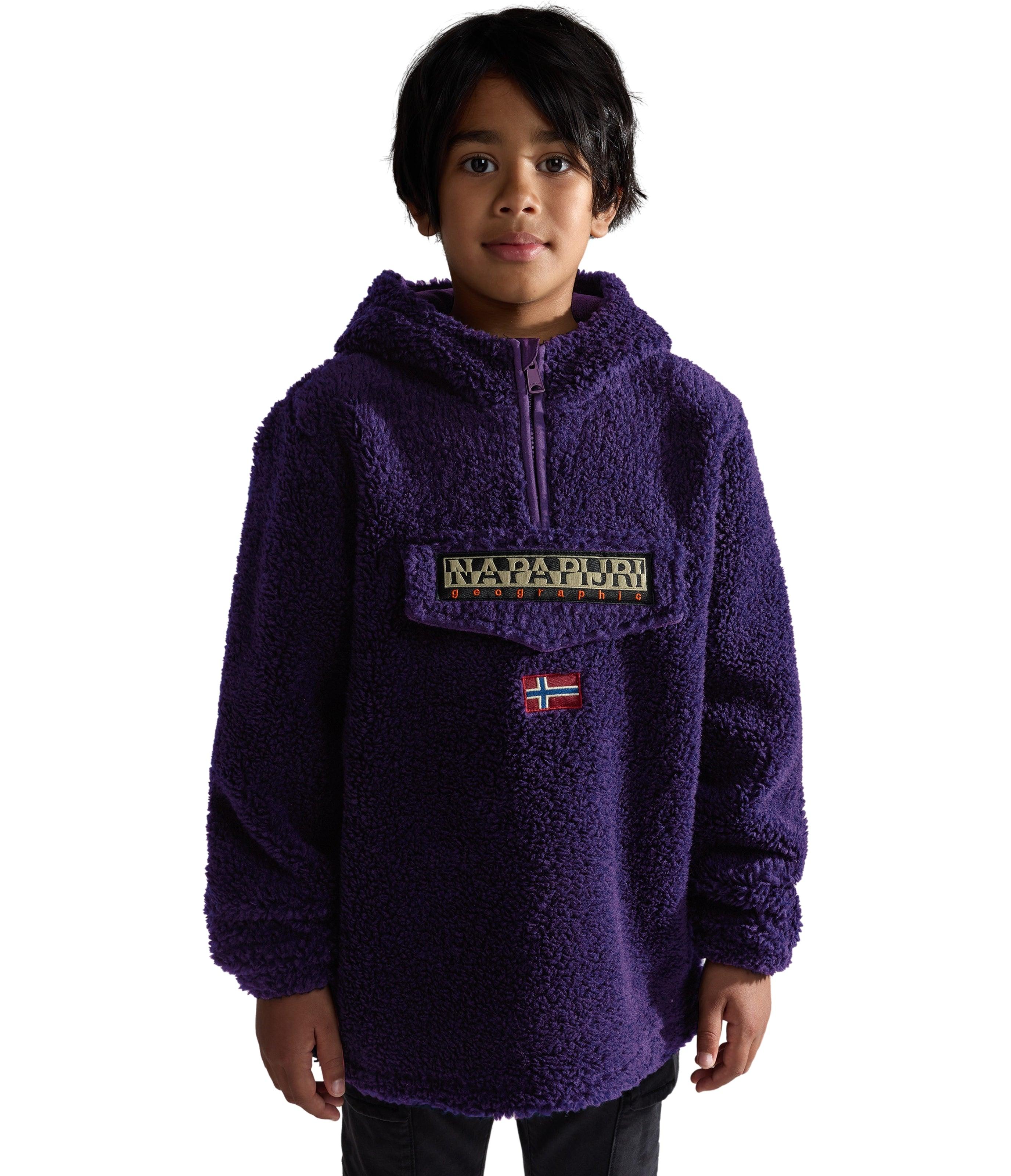 Napapijri-Kids T-Burgee HZH Violet Gothic-Sweatshirts & Hoodies-1-Milagron.com