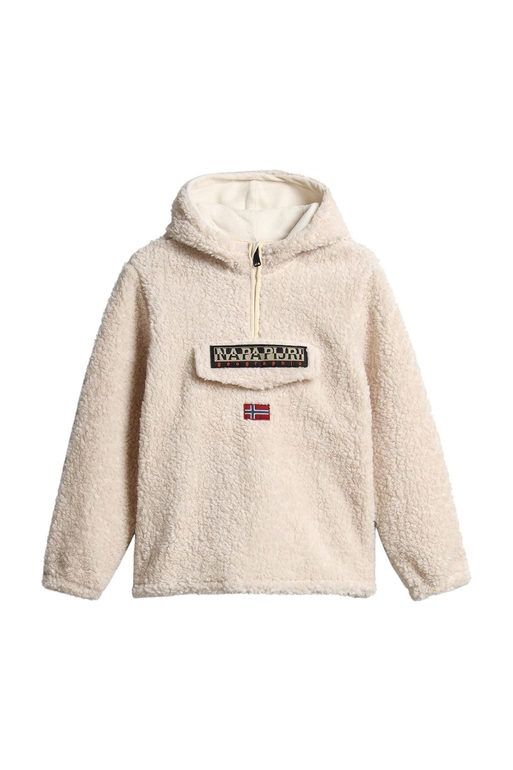 Napapijri-Kids T-Burgee HZH Whitecap Grey-Sweatshirts & Hoodies-3-Milagron.com