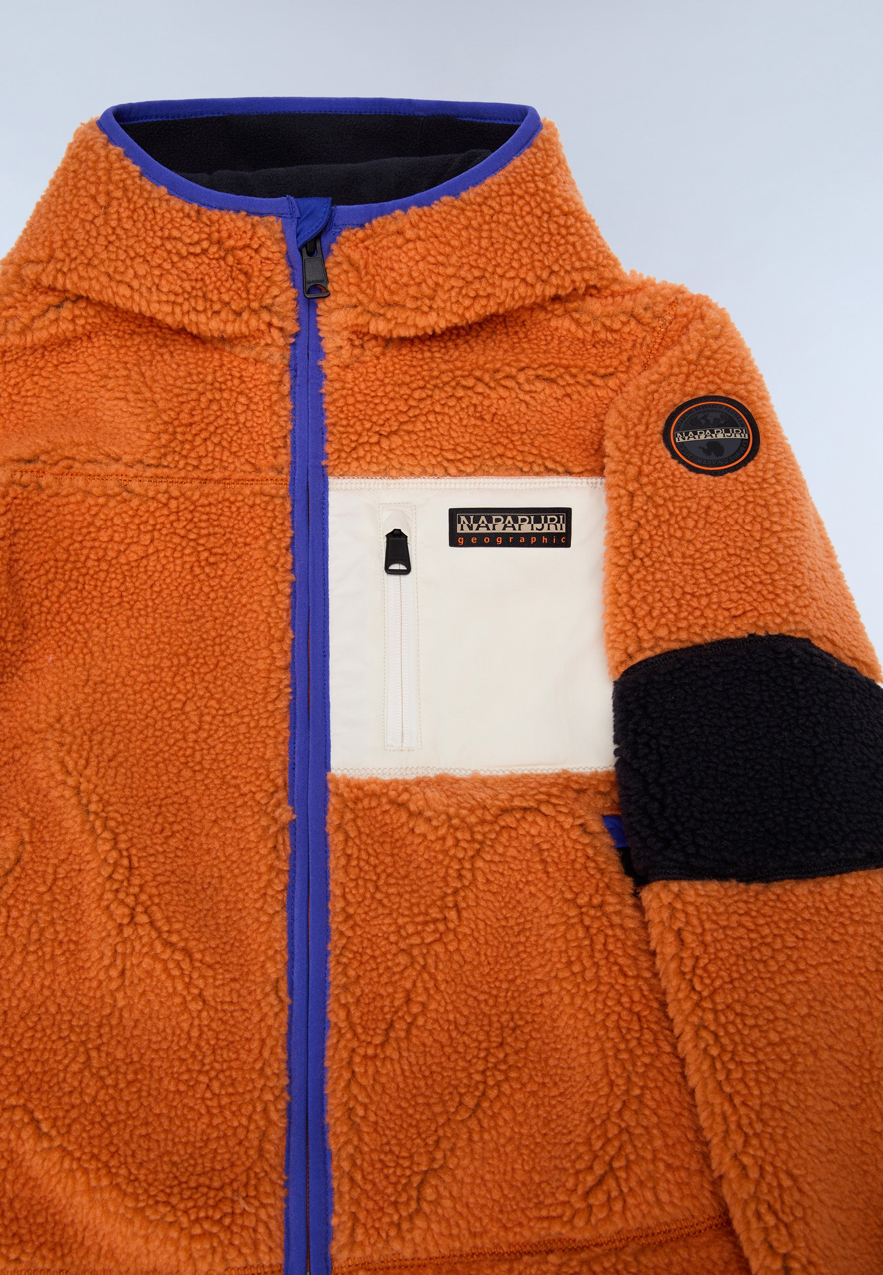 Napapijri-Kids Yupik Fzh3 Fermuarlı Kapüşonlu Peluş Çocuk Mont-Mont-3-Milagron.com