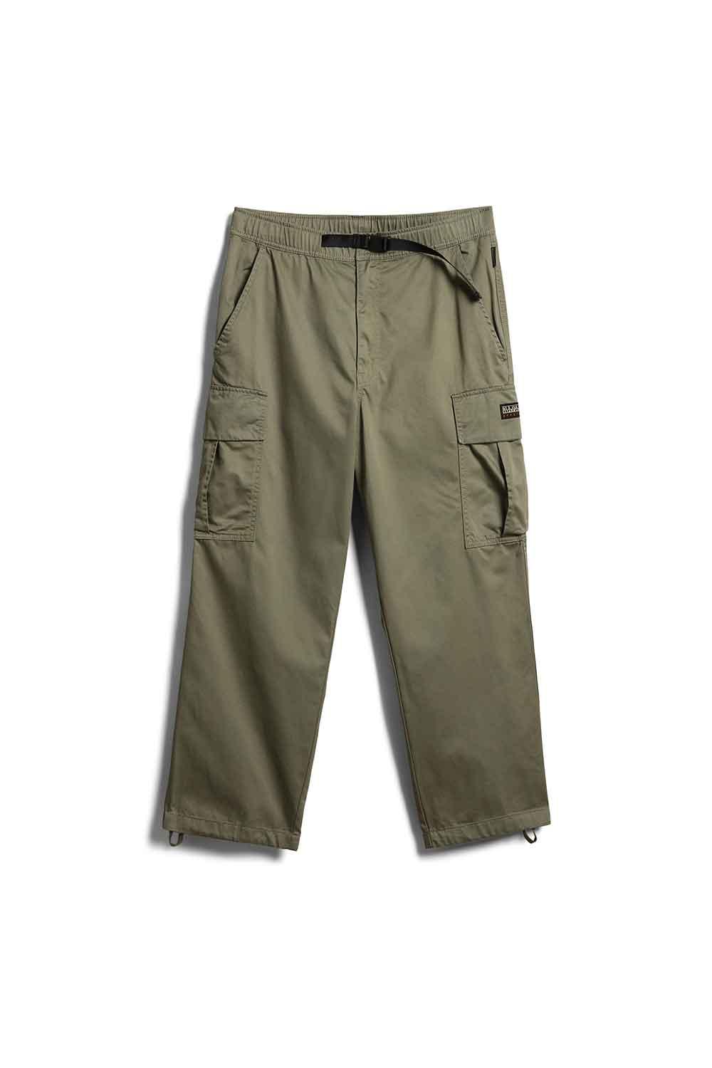Napapijri-M-Dru Pant Green Lichen-Pantolon-1-Milagron.com