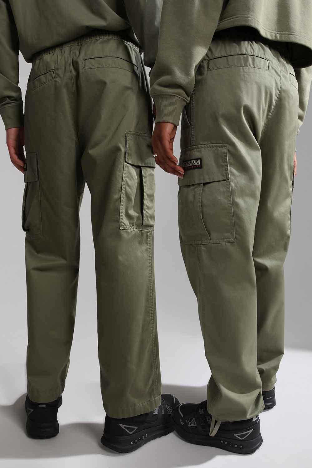 Napapijri-M-Dru Pant Green Lichen-Pantolon-5-Milagron.com