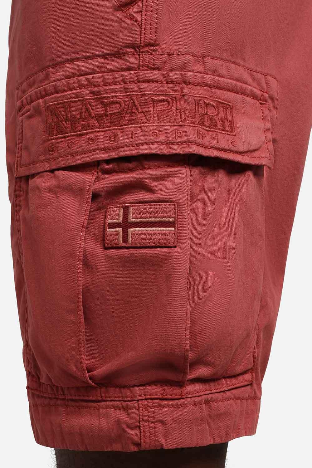 Napapijri-N-Nus Red Marsala 1-Şort-6-Milagron.com