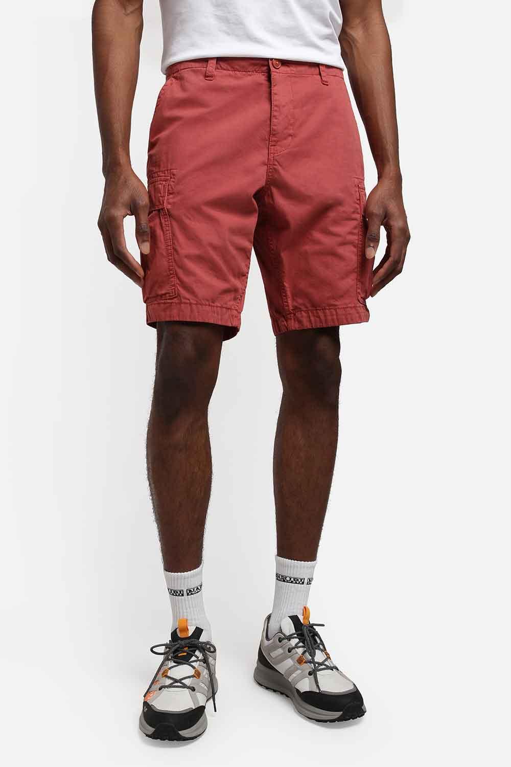 Napapijri-N-Nus Red Marsala 1-Şort-9-Milagron.com