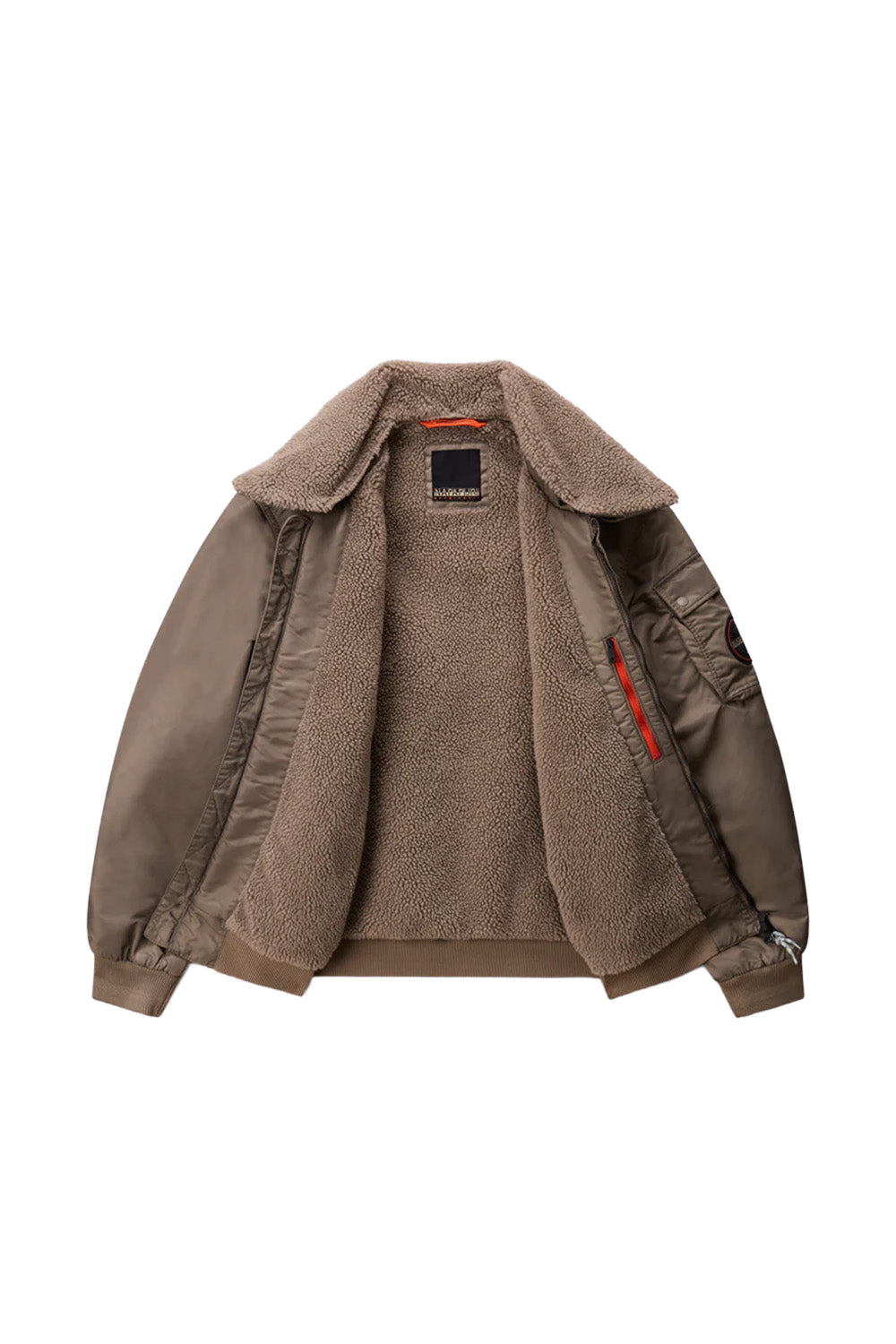 Napapijri-Nemes Fallen Rock Erkek Haki Bomber Mont-Mont-3-Milagron.com