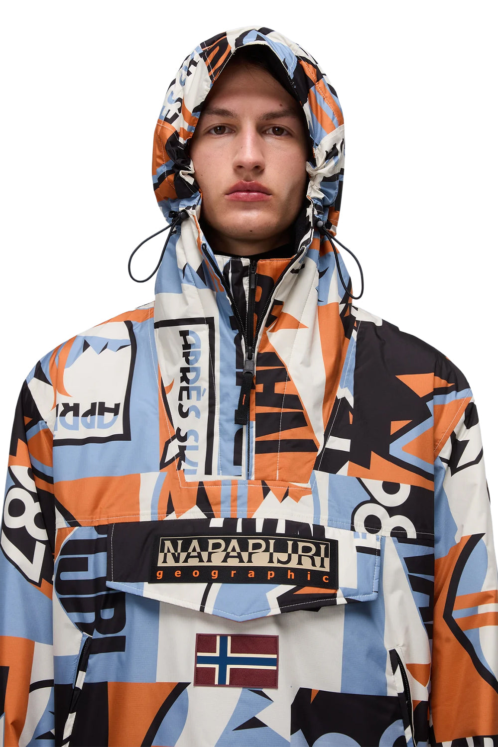 Napapijri-Rainforest Next Anorak Jacket Çok Renkli Erkek Mont-Mont-6-Milagron.com