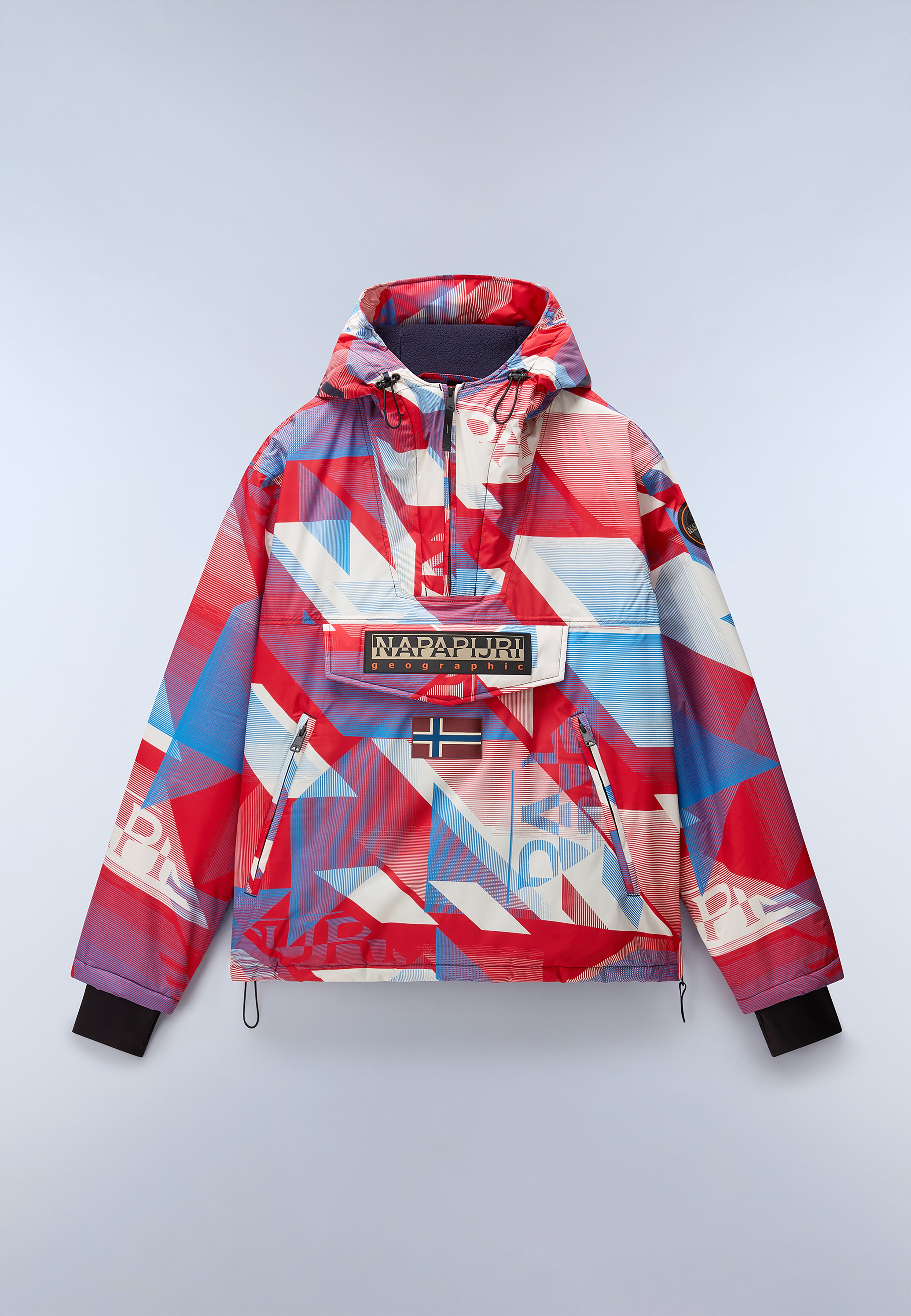Napapijri-Rainforest Next Aop Geometric Fcc-Yağmurluk-1-Milagron.com