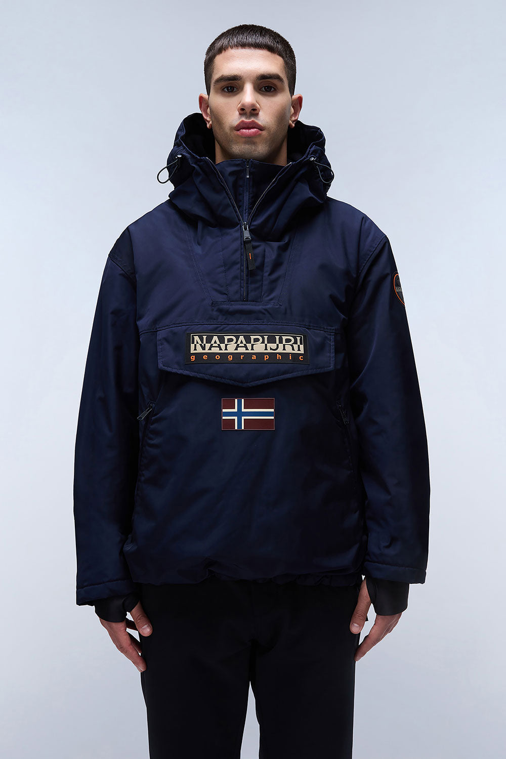 Napapijri-Rainforest Next Blu Marine-Yağmurluk-1-Milagron.com