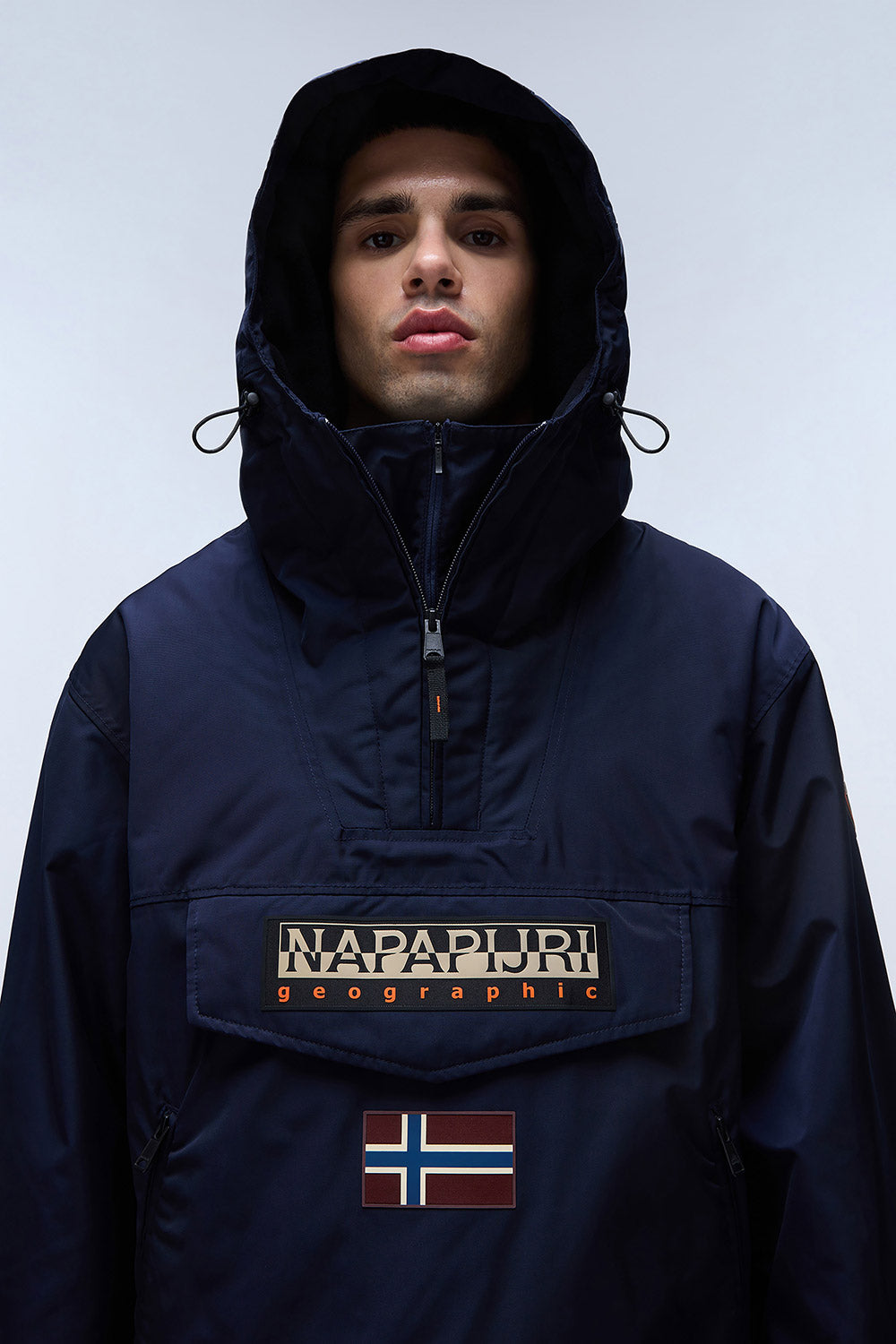 Napapijri-Rainforest Next Blu Marine-Yağmurluk-4-Milagron.com