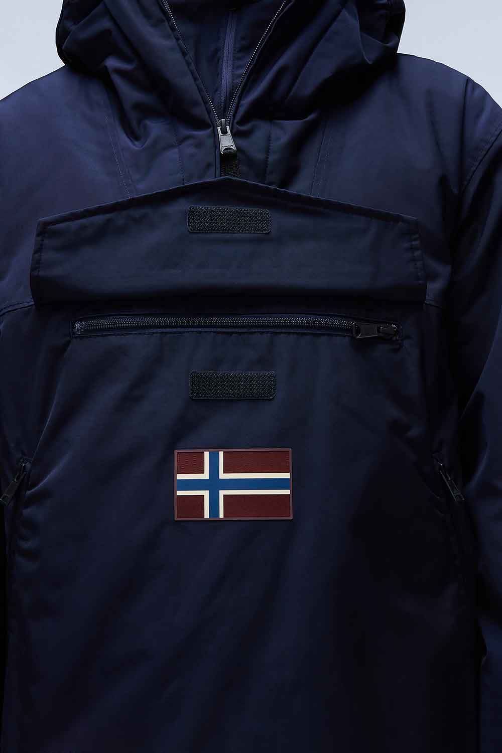 Napapijri-Rainforest Next Blu Marine-Yağmurluk-5-Milagron.com