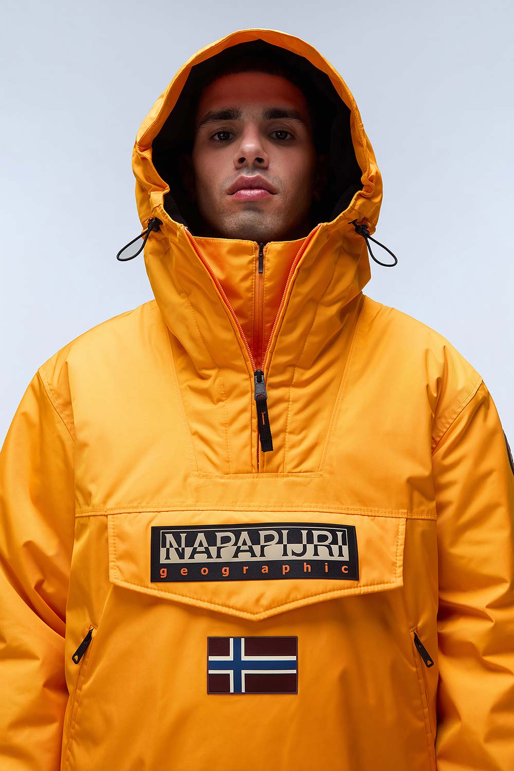 Napapijri-Rainforest Next Orange Marigold-Yağmurluk-2-Milagron.com