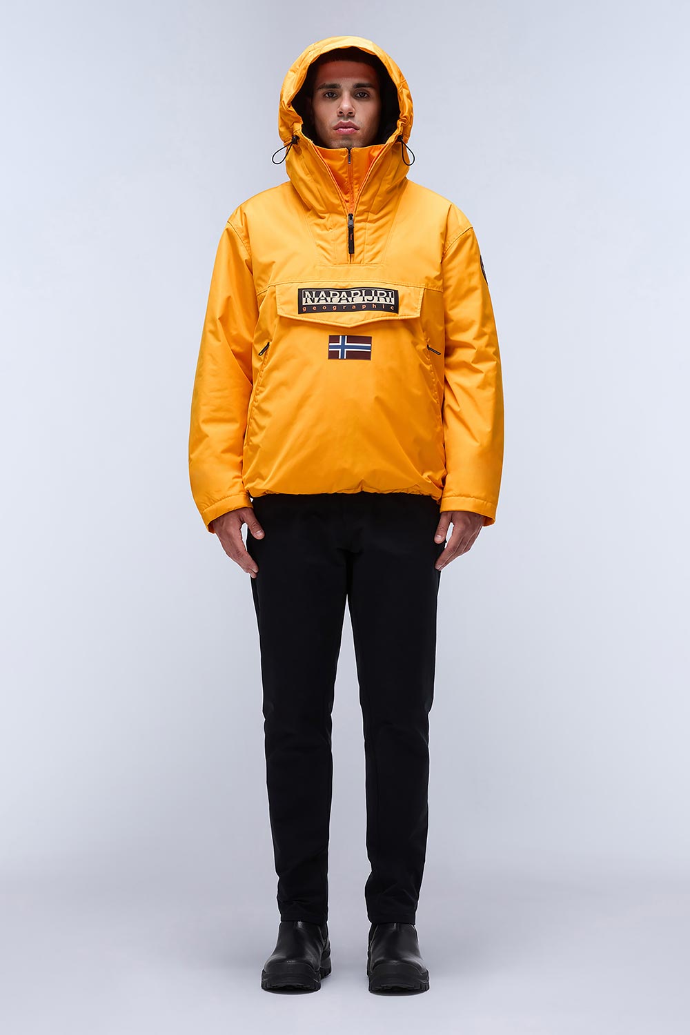 Napapijri-Rainforest Next Orange Marigold-Yağmurluk-5-Milagron.com